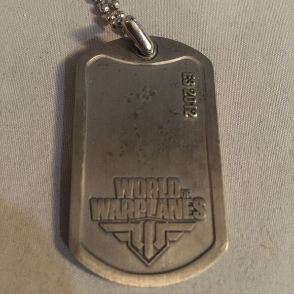 USED 2012 E3 World Of Warplanes Dog Tag Limited Promotional Promo Gift Swag Bag - Picture 2 of 6